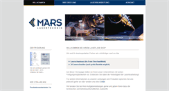 Desktop Screenshot of mars-lasertechnik.de